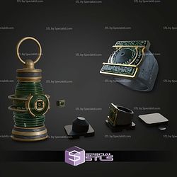Cosplay STL Files Lanterns Ring And Lantern