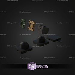 Cosplay STL Files Lanterns Ring And Lantern