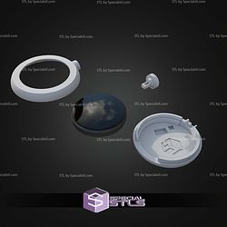 Cosplay STL Files Mini Dragonball Radar with Working Screen