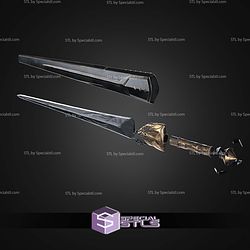 Cosplay STL Files The Odyssey King Agamemnon Sword