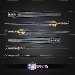 Cosplay STL Files The Odyssey King Agamemnon Sword