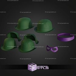 Cosplay STL Files The Riddler Cane Hat and Mask