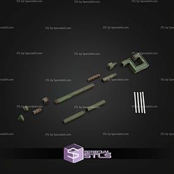 Cosplay STL Files The Riddler Cane Hat and Mask