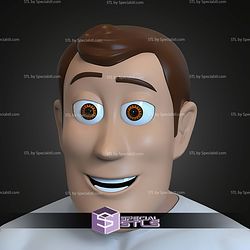 Cosplay STL Files Woody Helmet Interchangeable Toy Story 6 Swappable