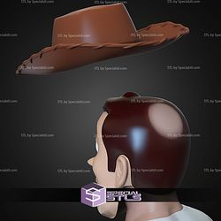 Cosplay STL Files Woody Helmet Interchangeable Toy Story 6 Swappable