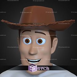 Cosplay STL Files Woody Helmet Interchangeable Toy Story 6 Swappable