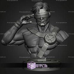 Cyclops The X Men Leader Bust STL Files