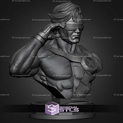 Cyclops The X Men Leader Bust STL Files