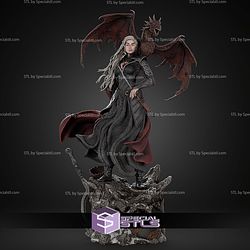 Daenerys Targaryen And Drogon Game Of Thrones STL Files