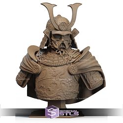 Darth Vader Samurai Detail Bust STL Files