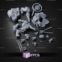 Deadpool Sword Action 387mm STL Files
