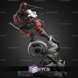 Deadpool Sword Action 387mm STL Files