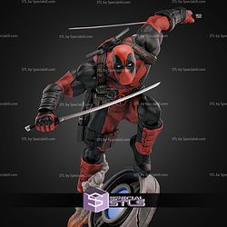 Deadpool Sword Action 387mm STL Files