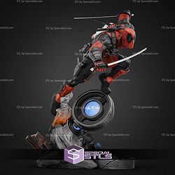Deadpool Sword Action 387mm STL Files