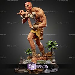 Dhalsim Posing Street Fighter STL Files