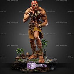 Dhalsim Posing Street Fighter STL Files