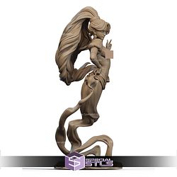 Djinn Female Genie ALT STL Files