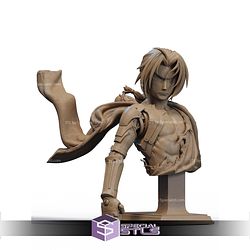 Edward Elric With Spear Bust STL Files