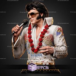 Elvis Presley Portrait Bust 1 4 300mm STL Files