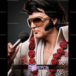 Elvis Presley Portrait Bust 1 4 300mm STL Files