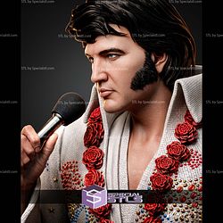 Elvis Presley Portrait Bust 1 4 300mm STL Files