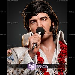 Elvis Presley Portrait Bust 1 4 300mm STL Files