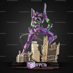 Eva 01 Neon Genesis Evangelion City Base 570mm STL Files