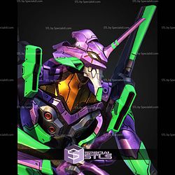 Eva 01 Neon Genesis Evangelion City Base 570mm STL Files