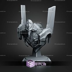 Eva 01 Neon Genesis Evangelion City Base Bust 238mm STL Files