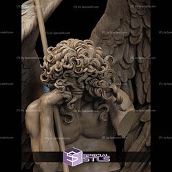 Fallen Angel Mythology Bust STL Files