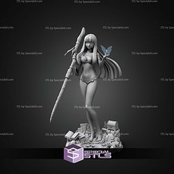 Fern Frieren And Butterfly ALT 220mm STL Files