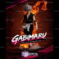Gabimaru Fire Walking STL Files