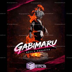 Gabimaru Fire Walking STL Files