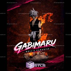 Gabimaru Fire Walking STL Files