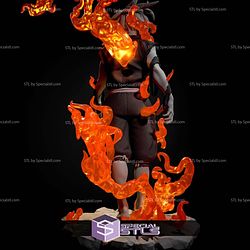 Gabimaru Fire Walking STL Files
