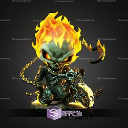 Ghost Rider Motor Chibi 160mm STL Files