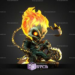 Ghost Rider Motor Chibi 160mm STL Files