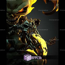 Ghost Rider Motor Chibi 160mm STL Files