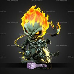 Ghost Rider Motor Chibi 160mm STL Files