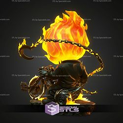 Ghost Rider Motor Chibi 160mm STL Files