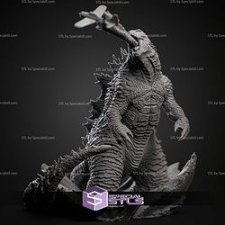 Godzilla Atomic Breath 215mm STL Files