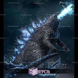 Godzilla Atomic Breath 215mm STL Files