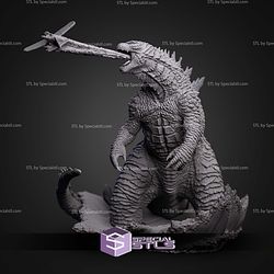 Godzilla Atomic Breath 215mm STL Files