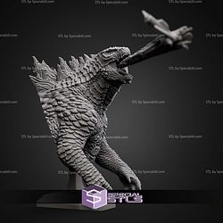 Godzilla Atomic Breath Bust 146mm STL Files