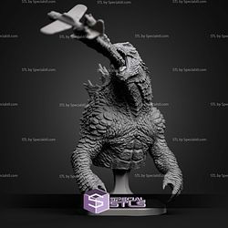 Godzilla Atomic Breath Bust 146mm STL Files