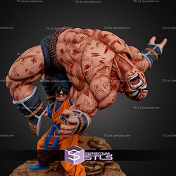 Goku Take Down Nappa Diorama STL Files