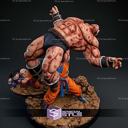 Goku Take Down Nappa Diorama STL Files
