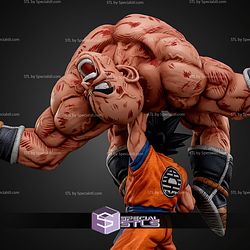 Goku Take Down Nappa Diorama STL Files