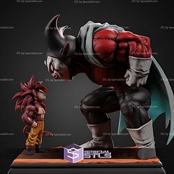 Goku Vs Gomah Diorama STL Files