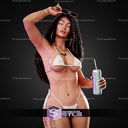 GTA6 Brunette Cover V2 ALT STL Files